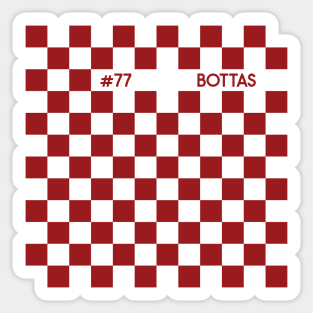 Valtteri Bottas Racing Flag - 2022 Season Sticker